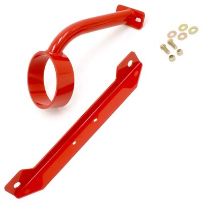 BMR DRIVESHAFT SAFETY LOOP RED RED (05-10 MUSTANG/07-12 GT500) - eliteracefab.com