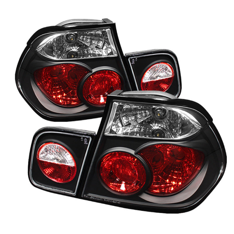 Spyder BMW E46 3-Series 99-01 4Dr Euro Style Tail Lights- Black ALT-YD-BE4699-4D-BK - eliteracefab.com