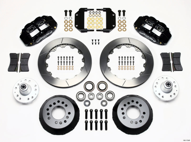 Wilwood Narrow Superlite 6R Front Hub Kit 12.88in Magnum Force Drop Spndle Wilwood