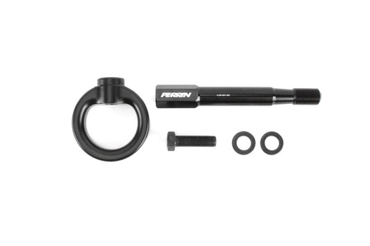 Perrin 2022+ BRZ/GR86 Tow Hook Kit (Front) - Black - eliteracefab.com