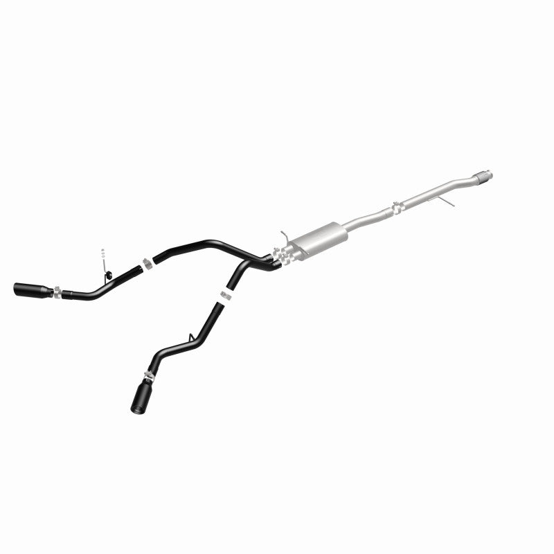 MagnaFlow SYS Cat-Back 3.5in Black Dual Split Rear Tips 14-15 Chevy Silverado/GMC Sierra 4.3L-5.3L Magnaflow