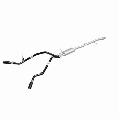MagnaFlow SYS Cat-Back 3.5in Black Dual Split Rear Tips 14-15 Chevy Silverado/GMC Sierra 4.3L-5.3L Magnaflow