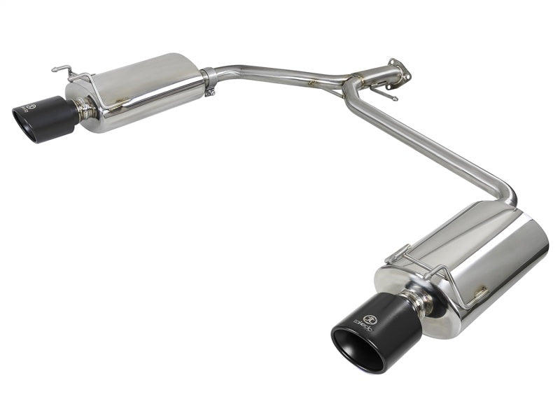 aFe Takeda 2.25-1.75in 304 SS Axle-Back Exhaust w/ Black Tips 13-17 Honda Accord Sport Sedan I4-2.4L aFe