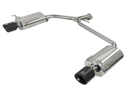 aFe Takeda 2.25-1.75in 304 SS Axle-Back Exhaust w/ Black Tips 13-17 Honda Accord Sport Sedan I4-2.4L aFe