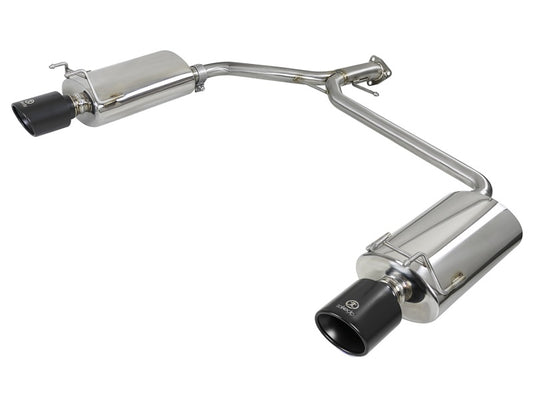 aFe Takeda 2.25-1.75in 304 SS Axle-Back Exhaust w/ Black Tips 13-17 Honda Accord Sport Sedan I4-2.4L aFe