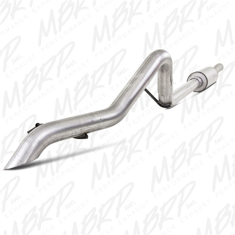 MBRP 2007-2009 Jeep Wrangler (JK) 3.8L V6 4 dr Off-Road Tail Pipe Muffler before Axle - eliteracefab.com