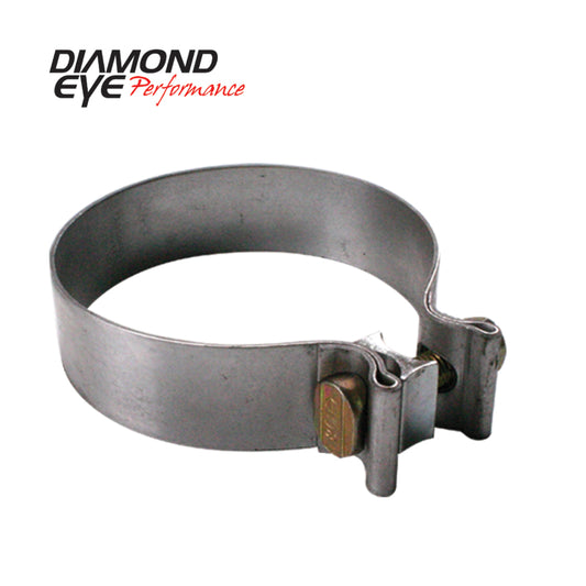 Diamond Eye CLAMP Band 2in 409 SS METRIC HARDWARE Diamond Eye Performance