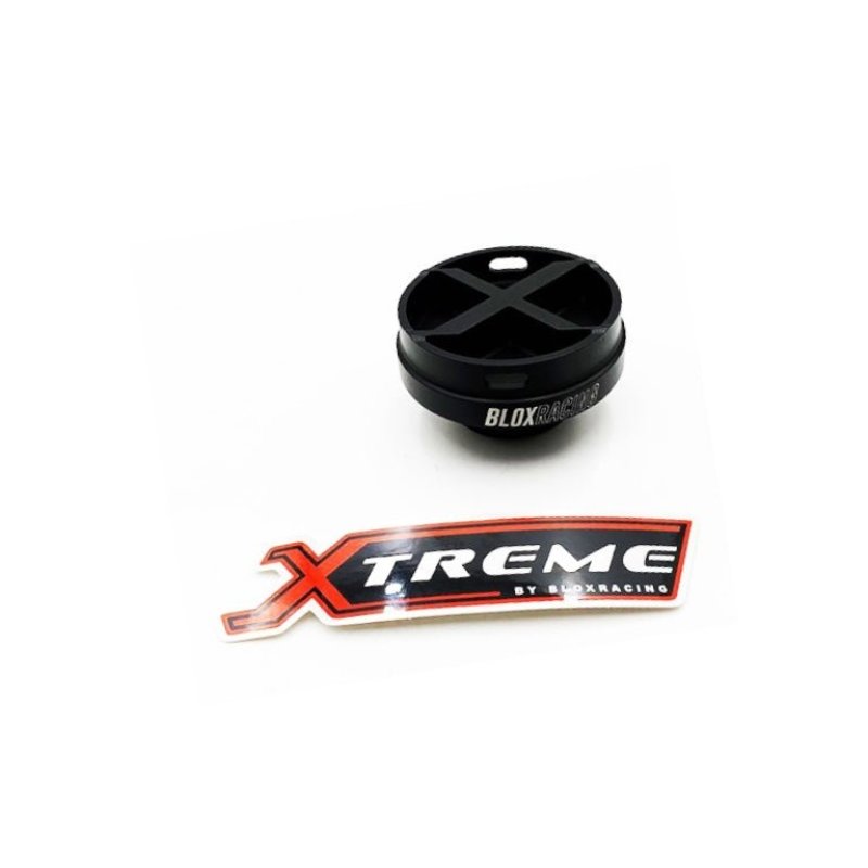 BLOX Racing Xtreme Line Billet Honda Oil Cap - Black - eliteracefab.com