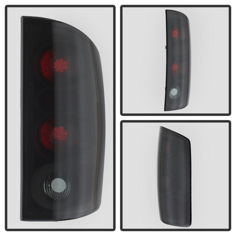 Spyder Dodge Ram 02-06 1500/Ram 2500/3500 03-06 Euro Style Tail Lights Black Smoke ALT-YD-DRAM02-BSM - eliteracefab.com