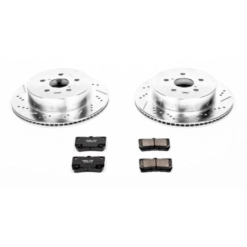 Power Stop 2006 Lexus GS300 Rear Z23 Evolution Sport Brake Kit - eliteracefab.com