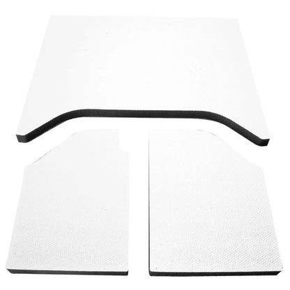 DEI 07-10 Jeep Wrangler JK 2-Door Boom Mat Headliner - 3 Piece - White DEI