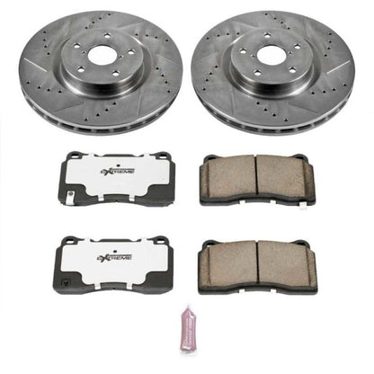 Power Stop 05-14 Subaru Impreza Front Z26 Street Warrior Brake Kit PowerStop