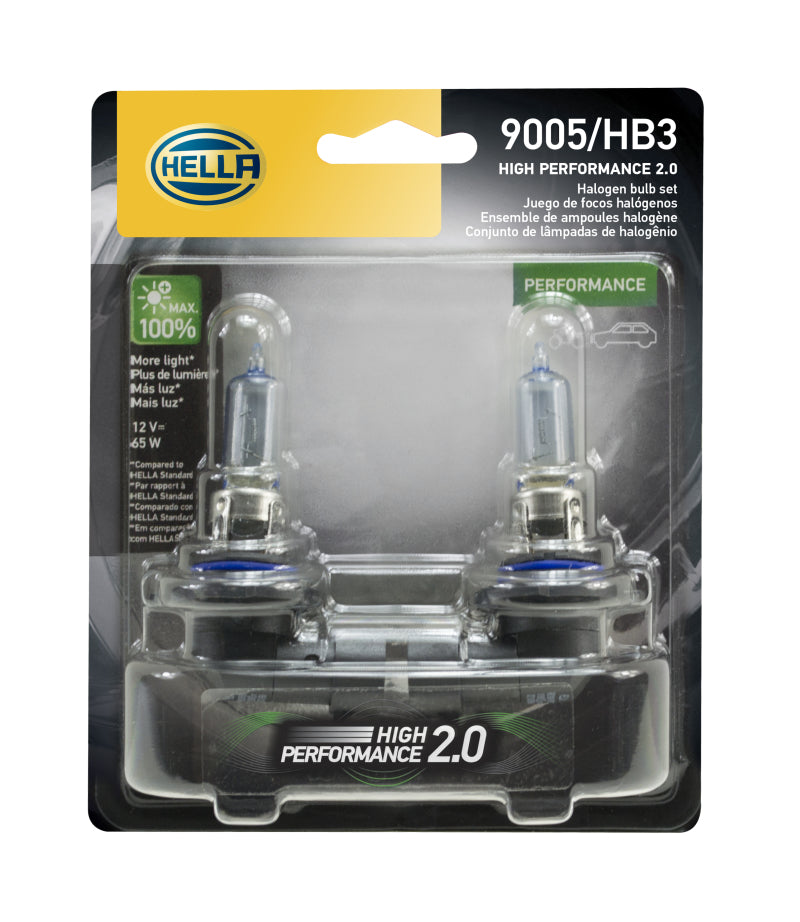 Hella 9005 12V 65W High Performance P20d 2.0 Bulb (Pair)