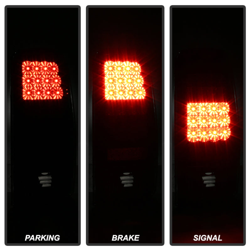 Spyder Chevy Suburban/Tahoe 1500/2500 00-06/GMC Yukon LED Tail Lights Chrome ALT-YD-CD00-LED-C - eliteracefab.com