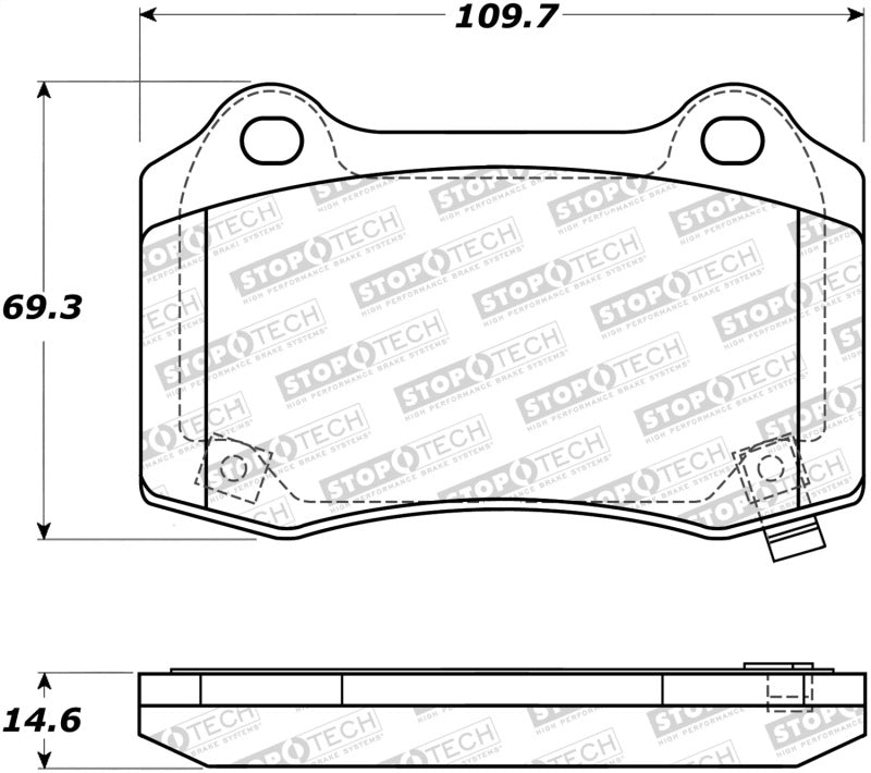 StopTech Street Brake Pads - eliteracefab.com