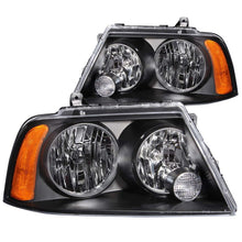 Load image into Gallery viewer, ANZO 2003-2006 Lincoln Navigator Crystal Headlights Black - eliteracefab.com