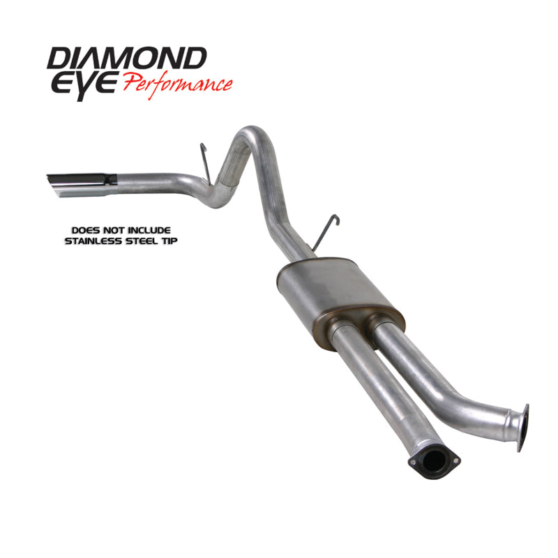 Diamond Eye KIT 3-1/2in CB SGL GAS AL TOYOTA TUNDRA 5.7L 07-10 Diamond Eye Performance