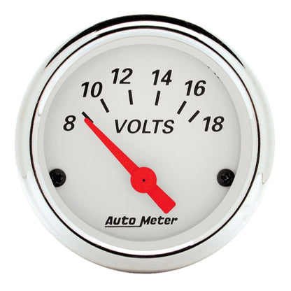 Autometer Arctic White 5 Pc Kit Box w/ Elec KMH Speedo, Elec Oil Press, Water Temp, Volt, Fuel Level 1302-M