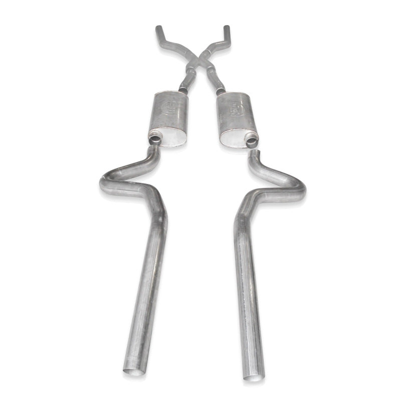 Stainless Works Chevy Chevelle LS1 Hot Rod 1968-72 Exhaust 3in Stainless Turbo Mufflers Stainless Works