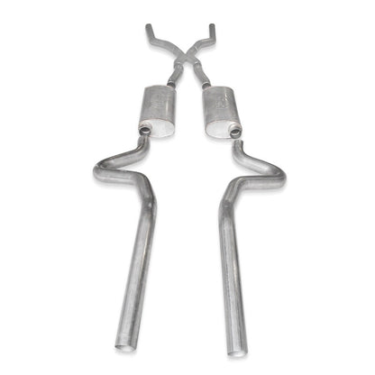 Stainless Works Chevy Chevelle LS1 Hot Rod 1968-72 Exhaust 3in Stainless Turbo Mufflers Stainless Works