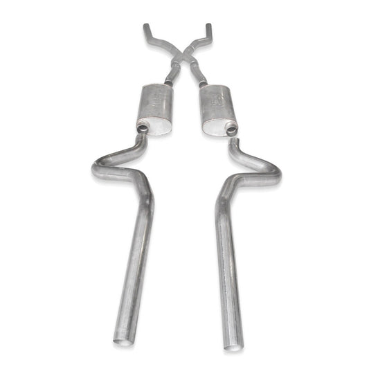 Stainless Works Chevy Chevelle LS1 Hot Rod 1968-72 Exhaust 3in Stainless Turbo Mufflers Stainless Works
