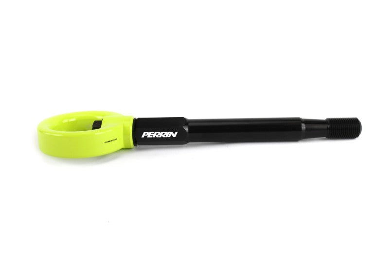 Perrin 2022 Subaru WRX / 18-21 Crosstrek / 14-21 Forester Tow Hook Kit (Front) - Neon Yellow Perrin Performance