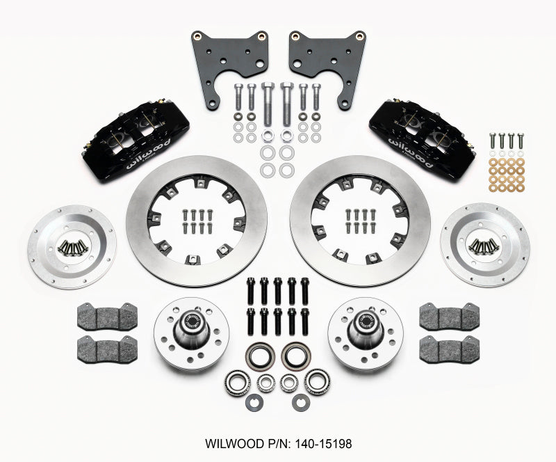 Wilwood Dynapro 6 Front Hub Kit 12.19in 65-72 CDP C Body -Drum Wilwood