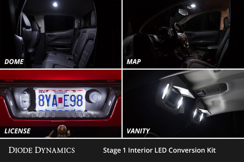 Diode Dynamics 07-13 Chevrolet Avalanche Interior LED Kit Cool White Stage 2 Diode Dynamics