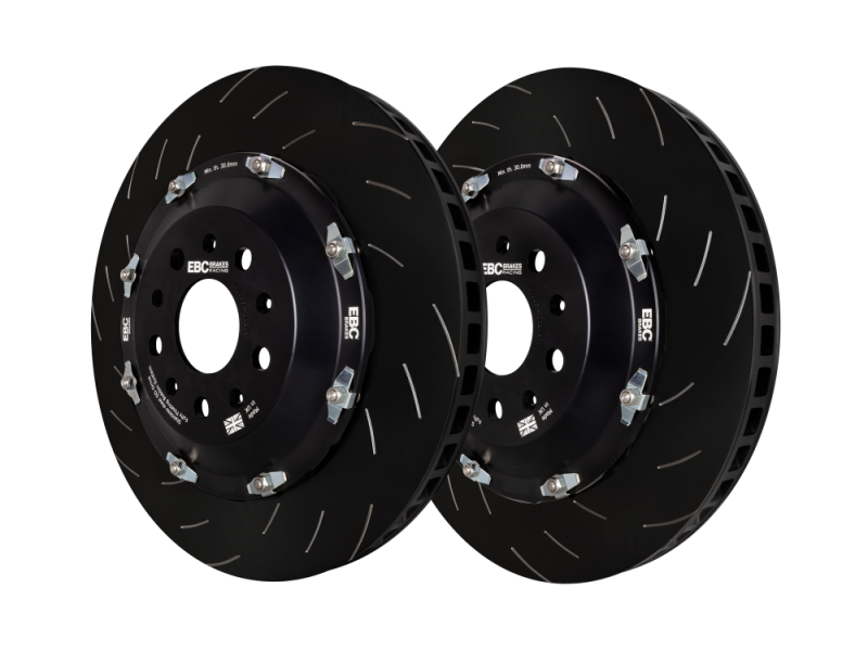 EBC Racing 2020+ Chevrolet Corvette Stingray C8 6.2L 2 Piece SG Racing Rear Rotors EBC