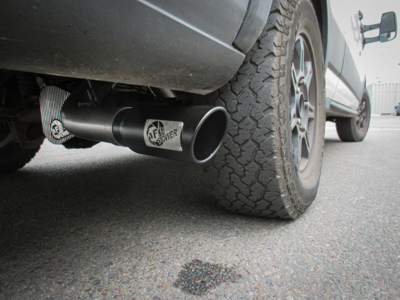 aFe Vulcan Series 3.5in 409 SS Cat-Back Exhaust 13-19 Ford Transit V6 3.5L (TT) w/ Black Tips aFe
