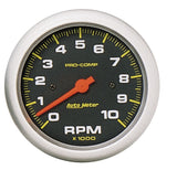 Autometer 3 3/8in Pro-Comp In-Dash 10000 RPM Tachometer