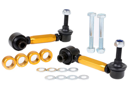 Whiteline 08-13 Subaru Forester SH Rear Sway Bar Link Assembly - Pair - eliteracefab.com