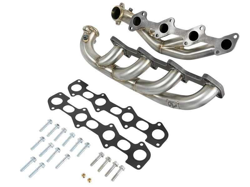 aFe Twisted Steel 1.75-2in 304 SS Headers 03-07 Ford Diesel Trucks V8-6.0L (td) - eliteracefab.com