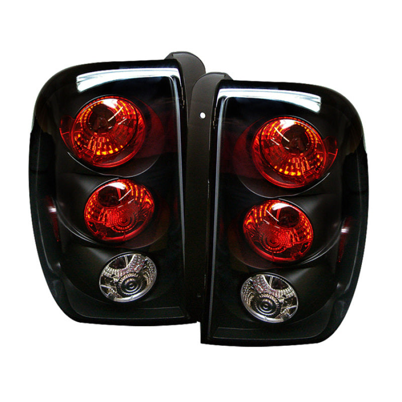 Spyder Chevy TrailBlazer 02-09 Euro Style Tail Lights Black ALT-YD-CTB02-BK - eliteracefab.com