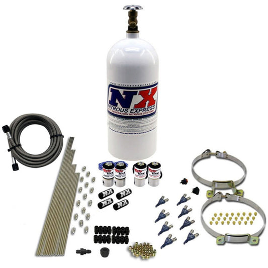 Nitrous Express Mainline Direct Port, EFI Press, W/ 10 lb Bottle - ML5000