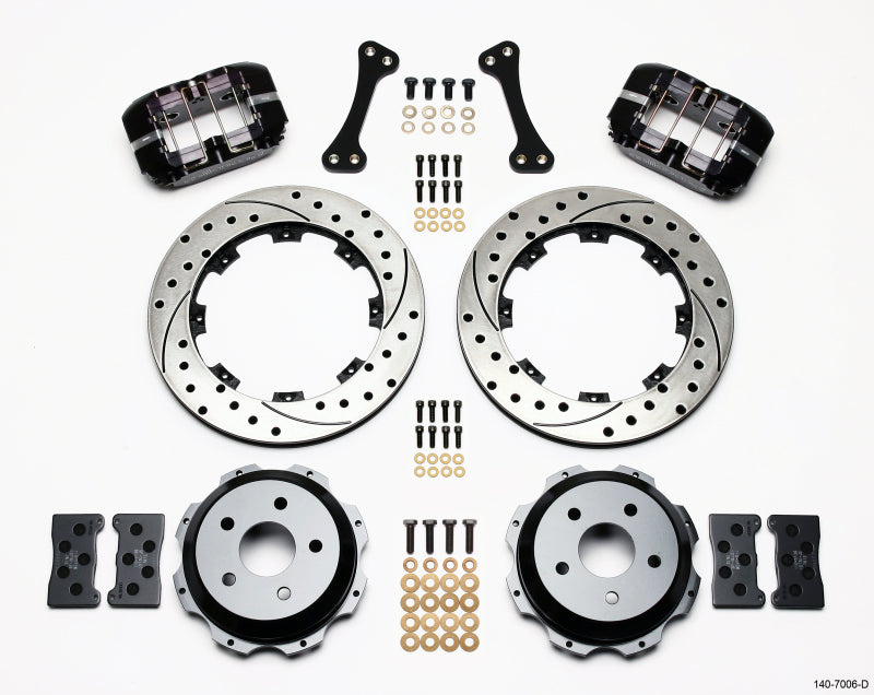 Wilwood Dynapro Rear Kit 12.19in Drilled Subaru Impreza WRX Wilwood