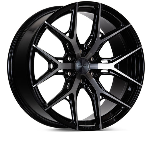 Vossen HF6-4 24x10 / 6x135 / ET25 / Deep Face / 87.1 - Tinted Gloss Black Wheel- HF64-4F43