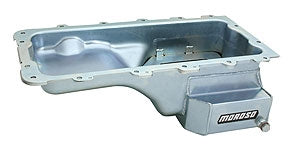 Moroso Ford 4.6/5.4L (w/Rear Sump) Road Race Baffled Wet Sump 8qt 6.5in Steel Oil Pan - eliteracefab.com