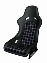 Load image into Gallery viewer, Recaro Classic Pole Position ABE Seat - Black Leather/Classic Checkered Fabric - eliteracefab.com