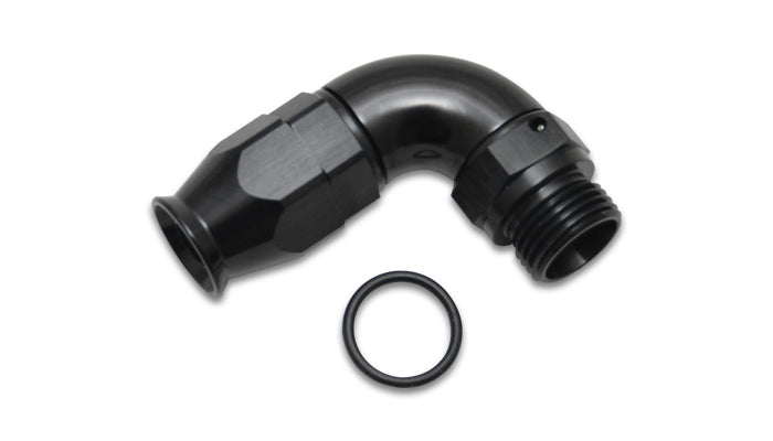 Vibrant -6AN 45 Degree Elbow Hose End Fitting for PTFE Lined Hose - eliteracefab.com