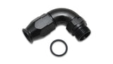 Vibrant -6AN 90 Degree Elbow Hose End Fitting for PTFE Lined Hose