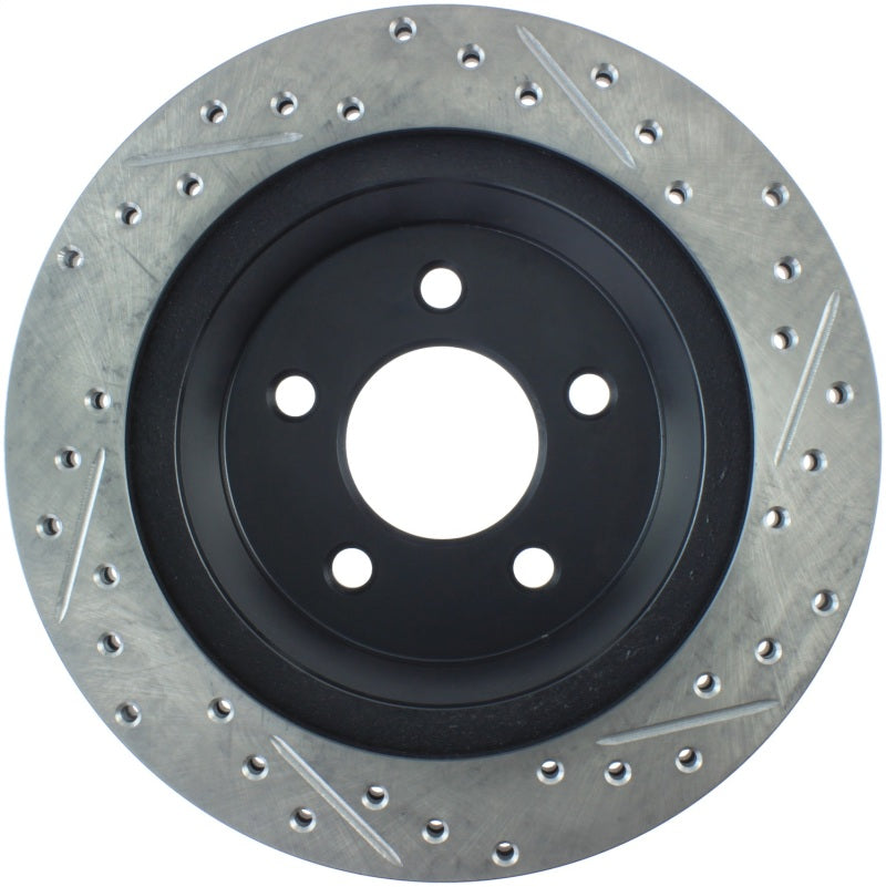 StopTech Slotted & Drilled Sport Brake Rotor - eliteracefab.com