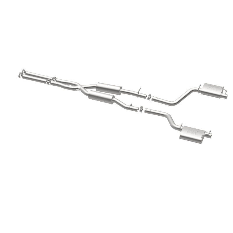 MagnaFlow Cat-Back SS 2.5in Dual Split Rear Exit (OEM Tips) 15-16 Dodge/Chrysler Charger/300 5.7L V8 Magnaflow