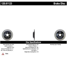 Load image into Gallery viewer, CENTRIC 16 FORD FOCUS RS REAR PREMIUM HIGH-CARBON ROTOR, 120.61123 - eliteracefab.com