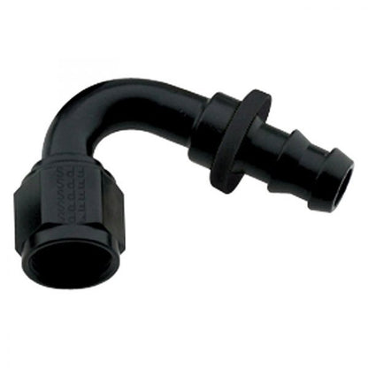 Fragola Performance Systems 212008-BL 8000 Series Push-Lite Race Hose End - 120 Degree Fragola