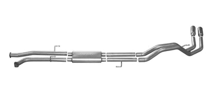 Gibson 10-19 Toyota Tundra SR5 4.6L 2.5in Cat-Back Dual Sport Exhaust - Aluminized - eliteracefab.com