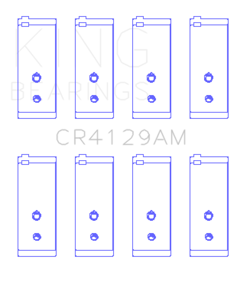 King Toyota 18R/21R (Size Standard) Connecting Rod Bearing Set King Engine Bearings