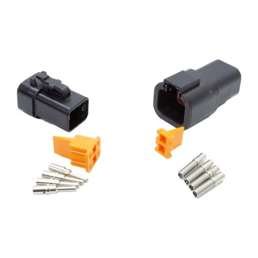 Snow Performance 4 Pin DTP Deutsch Connector Set (10AWG-14AWG) - SNF-50040