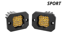 Load image into Gallery viewer, Diode Dynamics Stage Series C1 LED Pod Sport - Yellow Flood Flush ABL (Pair)