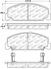 Load image into Gallery viewer, StopTech Street Touring 93-00 Honda Civic DX w/ Rr Drum Brakes Front Brake Pads - eliteracefab.com